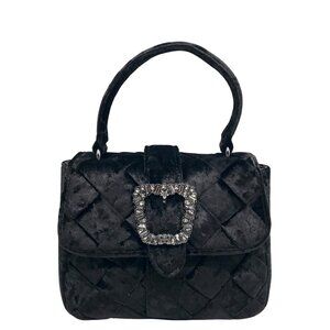 Sam Edelman Black Velvet Handbag
